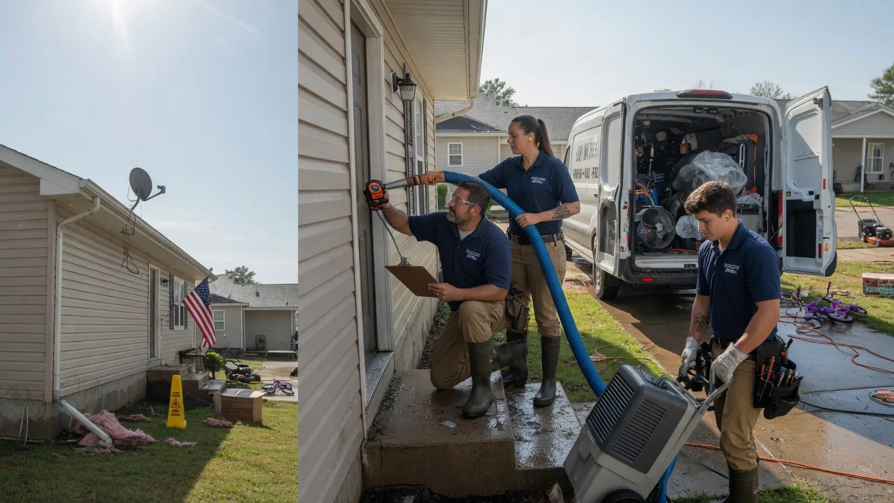 Ceiling Water Damage Restoration in Eaton, IN near me